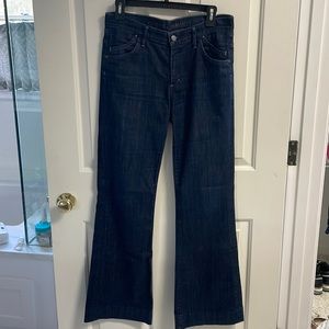 Citizens of Humanity Hutton Jeans. Medium rise wide leg. Size 29. VGUC.